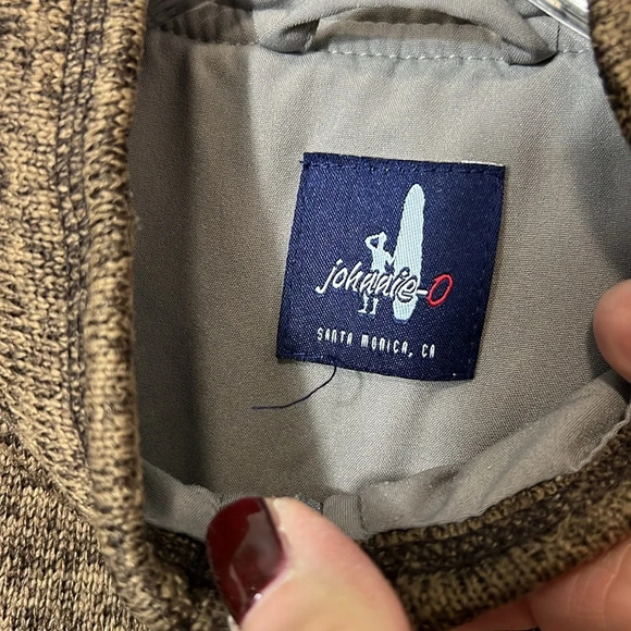 Johnnie-O Wes Vest in Russet - Picture 5 of 12